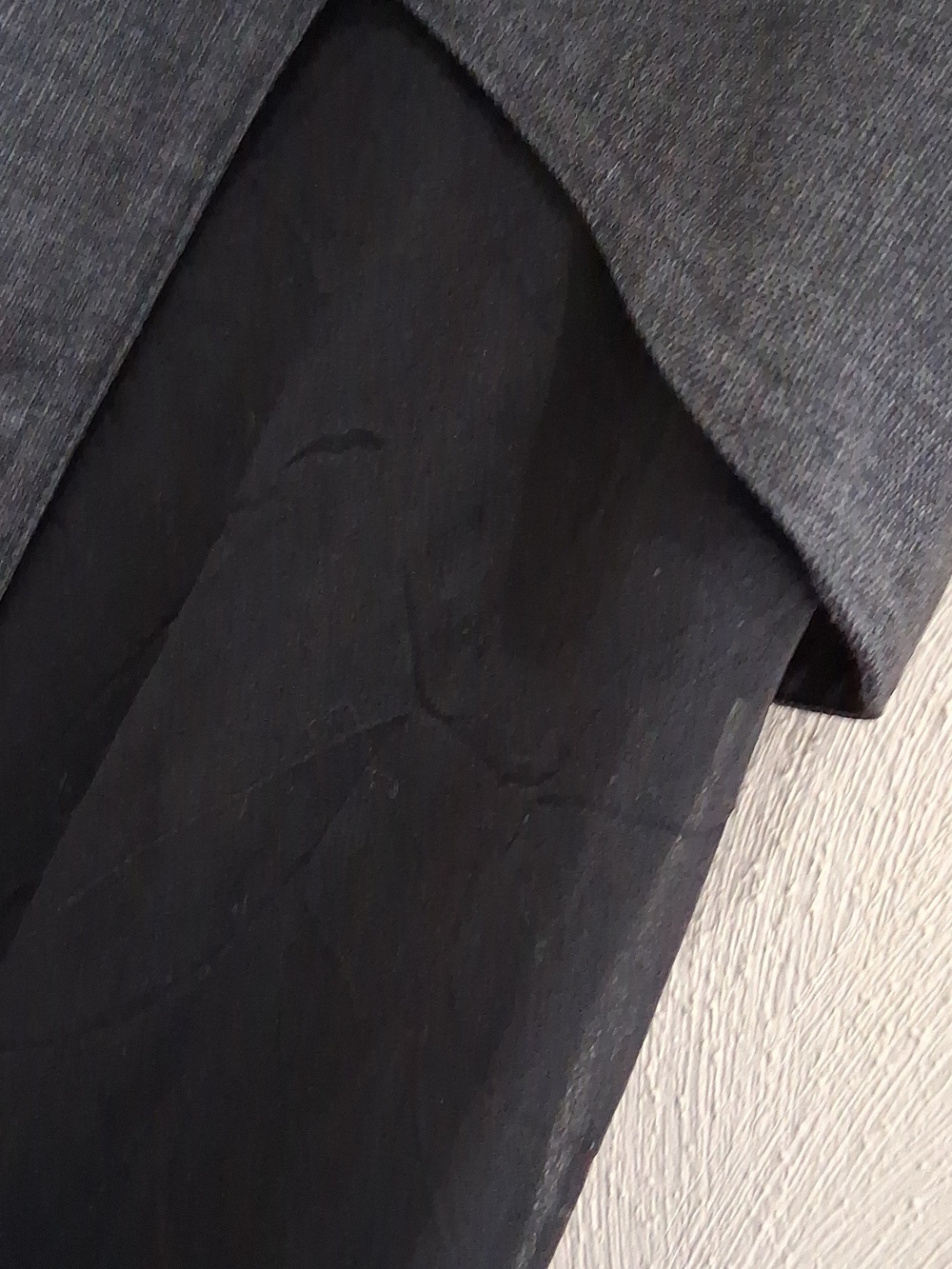 Versace womens Charcoal Black Skirt with Gold Stitching Detail. Made in Italy - Picture 7 of 10